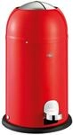 WESCO Kickmaster Junior Abfallsammler in der Farbe rot, pulverbeschichtetes