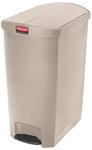 Rubbermaid Commercial Products Slim Jim 1883553 90 Litre End Step Step-On Resin