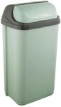 keeeper Abfallbeh&auml;lter mit Rolldeckel, 50 l, 39 x 29,5 x 67,5 cm, Rasmus, Gr&uuml;n