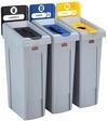 Rubbermaid Commercial Products Recycling Station Bundle 3 Strahlarten &ndash;...