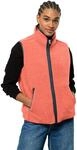 Jack Wolfskin Damen High Curl Vest Weste, Warm Amber, M EU