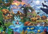 Schmidt 58866 Panorama der Tierwelt, 1500 Teile Puzzle