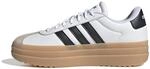 adidas Damen Vl Court Bold Shoes, FTWR White/Core Black/Wonder Beige, 39 1/3 EU