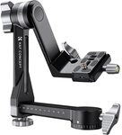 K&F CONCEPT Stativ Gimbalkopf, CNC Aluminiumlegierung Heavy Duty 360&deg; Panorama