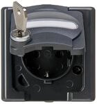 Kopp Blue Electric - Schutzkontakt-Steckdose mit Klappdeckel und...