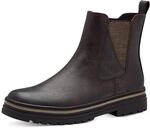 MARCO TOZZI Damen Chelsea Boots Flach mit Rei&szlig;verschluss, Braun (Mocca), 38 EU