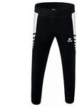Erima Unisex Kinder Six Wings Funktionelle Trainingshose (1102209), schwarz/wei&szlig;,