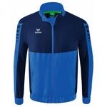 Erima Kinder Six Wings Pr&auml;sentationsjacke (1012202), new royal/new navy, 128