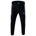 Erima Unisex Kinder Team Basic Pr&auml;sentationshose (1102237), schwarz/Slate Grey, 140