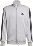 adidas Herren 3 Stripes French Terry Track Suit, medium grey heather/mgh solid grey,