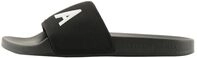 Armani Exchange Man's Mykonos, Kint band, big logo,Slide Sandal Black+ op.white,39