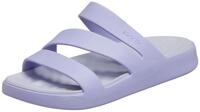Crocs Getaway Plateau-Riemchensandalen, violett, 34/35 EU