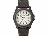 Timex Herren Expedition Camper Grüne Nylon/Lederband Uhr T49101