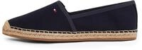 Tommy Hilfiger Damen Espadrilles Flag Canvas mit Logo, Blau (Space Blue), 37