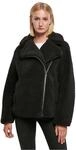 Urban Classics Damen Jacke Ladies Sherpa Biker Jacket black XS
