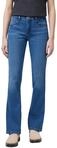 Wrangler Damen Bootcut Jeans, Camellia, 28W / 32L