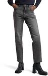 G-Star Damen Viktoria High Straight Jeans, Grau (Faded Frozen Rock Bottom