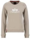 Alpha Industries New Basic Sweater Wmn Sweatshirt f&uuml;r Damen Vintage Sand