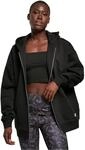 Urban Classics Damen Ladies Oversized Zip Hoody Black, L