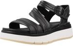 Clarks Tuscan Strap Womens Sand Leather, 4.5
