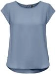 ONLY Damen Onlvic S/S Solid Noos Ptm Top, Soft Chambray, 38