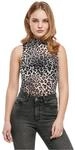 Urban Classics Damen Ladies Sleeveless Mesh Body snowleo, XL