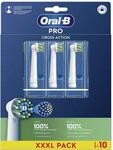 Oral-B Ersatzk&ouml;pfe Pro Cross Action, 10 K&ouml;pfe
