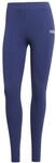 adidas Damen Essentials Linear Cotton Leggings Tights, Dark Blue/White, XS