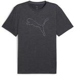 PUMA Unisex M TAD Essential Heather CAT Tee (CF Large cat) T-Shirts, Galactic Gray