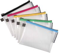 Exacompta 34140E 10er Pack H&uuml;lle EVA mit Reisverschluss aus flexiblem...