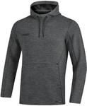 JAKO Damen Kapuzensweatshirt Premium Basics, Anthrazit-Meliert, 34