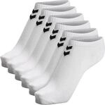hummel, hmlCHEVRON 6-PACK ANKLE SOCKS, WHITE/WHITE, 10