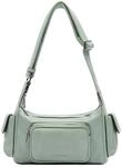 LIEBESKIND Berlin Crossbody S LILA SHEEP NATURAL forest green