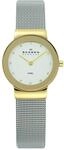 Skagen Freja Lille Damenuhr, Quarz-Zweizeigerwerk mit Edelstahl- oder Lederarmband