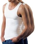 Nur Die 2er Pack Unterhemd unifarben weiche & atmungsaktive 100% Baumwolle Kurzarm
