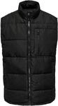 ONLY & SONS Herren Onsjake Quilted Vest OTW Steppweste, Black, M