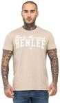 BENLEE Herren T-Shirt Normale Passform Logo, Sand/White, XXL
