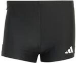 Adidas Men's 3 Stripes Swim Boxers, Black/White, M-L