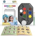 Snazaroo Schminkset f&uuml;r Jungen, Schminkpalette mit Pinsel, Schw&auml;mmchen und