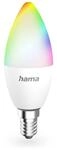 Hama smarte Gl&uuml;hbirne E14 (4,9W, smarte Lampe RGB und wei&szlig;, Kerzenform,...