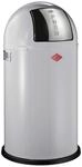 Wesco Pushboy M&uuml;lleimer in der Farbe grau, pulverbeschichtetes Stahlblech, 50 Liter