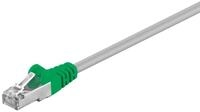 Goobay 50190 CAT 5e Cross-Link-Kabel, F/UTP, Grau/Gr&uuml;n, 10m Kabell&auml;nge
