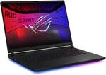 ASUS ROG Strix Scar 18 G835LX Laptop; 18" WQXGA 240Hz/3ms 16:10 MiniLED Display;