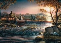 Schmidt Spiele 58545 Lichter in der Wildnis, Terry Redlin, 1000 Teile Puzzle