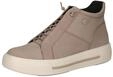 CAPRICE Damen Sneaker hoch aus Leder mit Rei&szlig;verschluss, Braun (Mud Nubuc), 38.5 EU