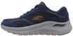 Skechers Arch Fit 2.0 Herren-Sneaker, Marineblauer Wildleder-Mesh-Duraleather-Besatz,