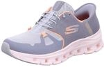 Skechers Damen Glide-Step Pro Sneaker, Gray Mesh/Orange Trim, 38 EU