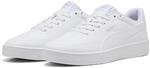 Puma Court Classic Clean Sneaker, Unisex, Wei&szlig;, K&uuml;hles Hellgrau, 9 UK