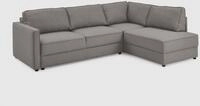 ATLANTIC home collection Eckgarnitur Chill, inkl. Schlaffunktion (ca. 135x230...