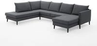 Atlantic Home Collection Wohnlandchaft mit Ecke Links und Longchair rechts
